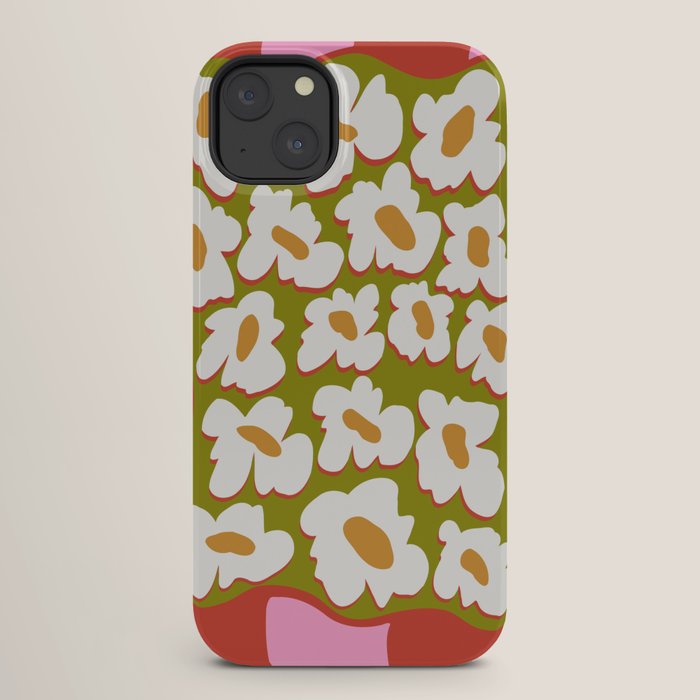 70's retro Bloom iPhone Case