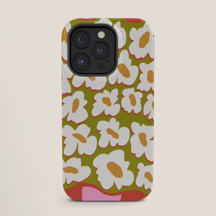 70's retro Bloom iPhone Case