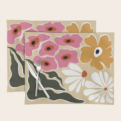 70's Retro garden   Placemat