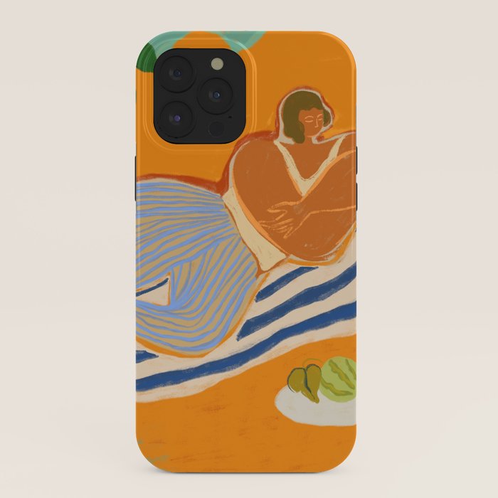 A Day At The Beach iPhone Case