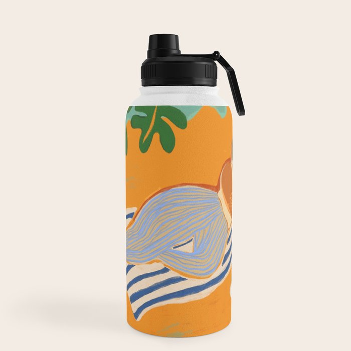 A Day At The Beach Water Bottle