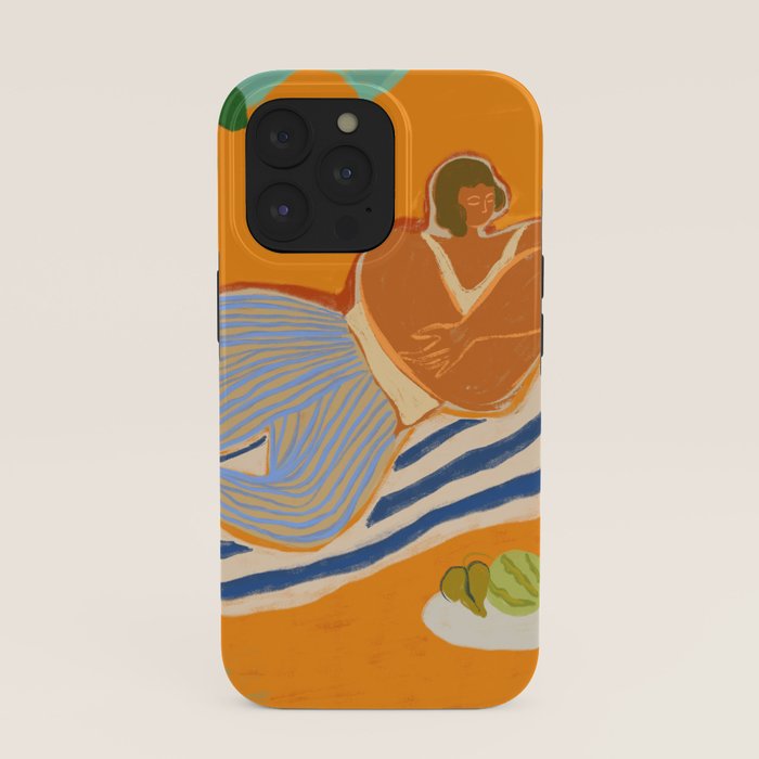 A Day At The Beach iPhone Case