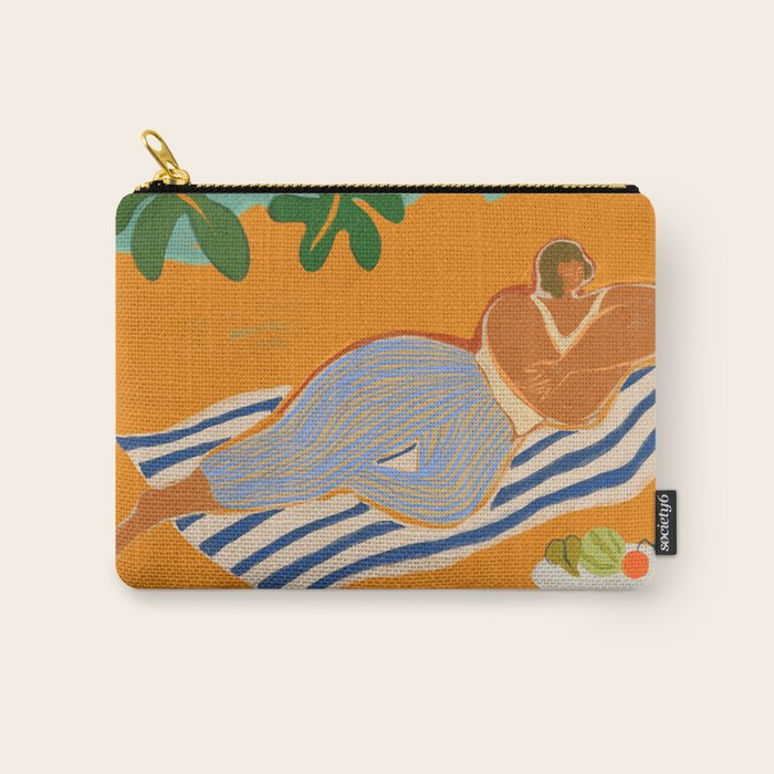 A Day At The Beach Carry All Pouch