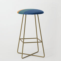 70's Retro Sunset Stool