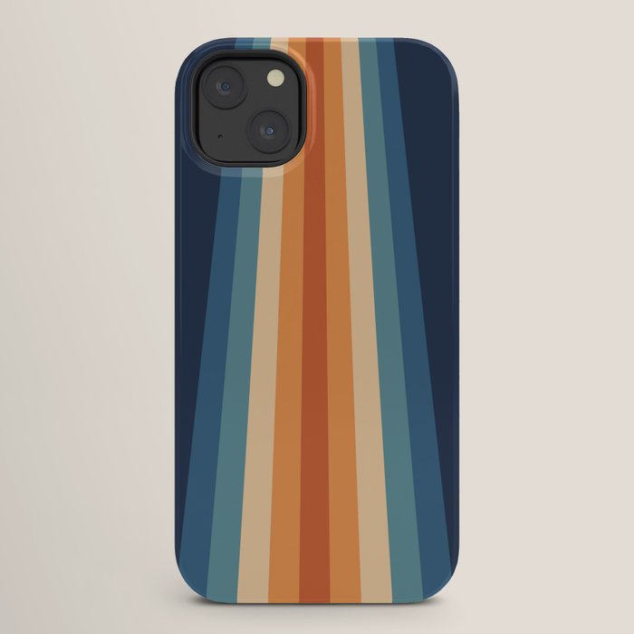 70's Retro Stripes iPhone Case