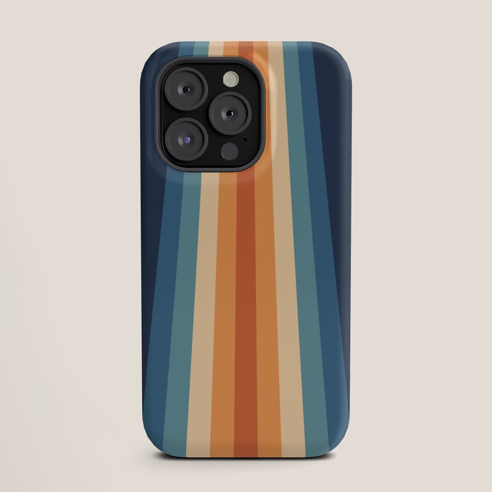 70's Retro Stripes iPhone Case