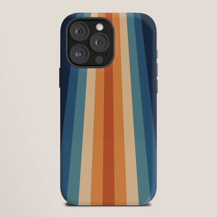 70's Retro Stripes iPhone Case