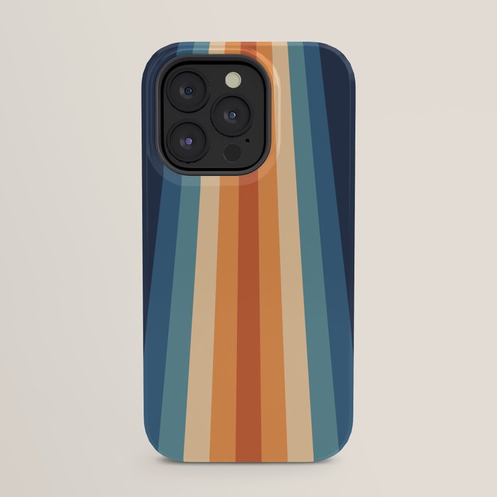 70's Retro Stripes iPhone Case