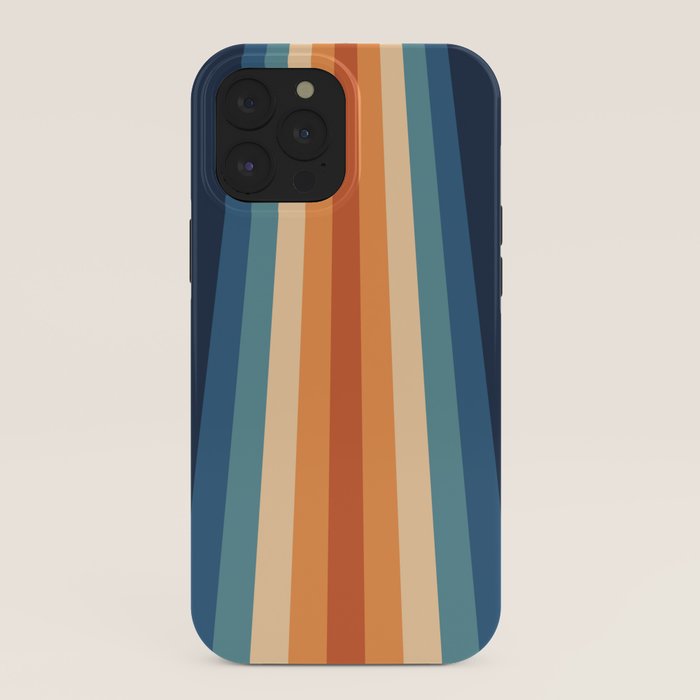 70's Retro Stripes iPhone Case