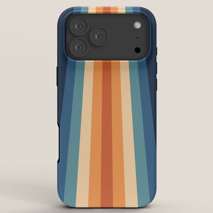 70's Retro Stripes iPhone Case