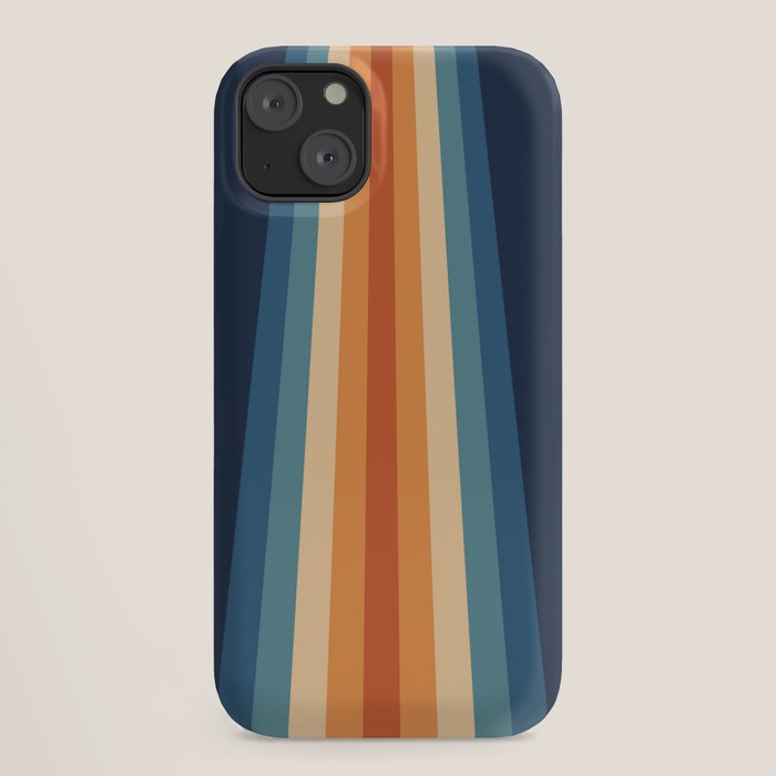 70's Retro Stripes iPhone Case