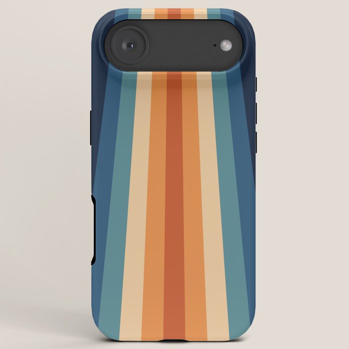 70's Retro Stripes iPhone Case