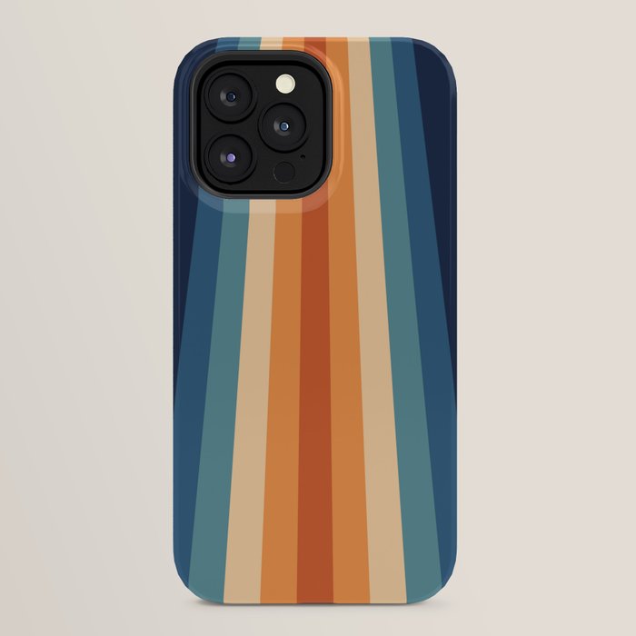 70's Retro Stripes iPhone Case