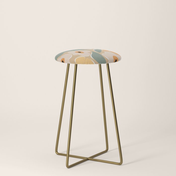 70s california flower market Stool