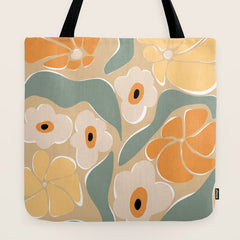 70s california flower market Tote Bag