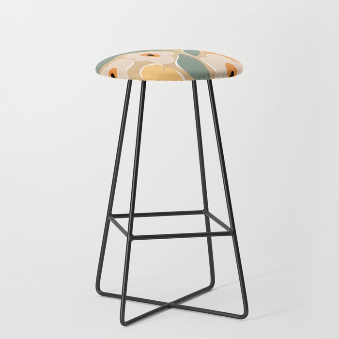 70s california flower market Stool