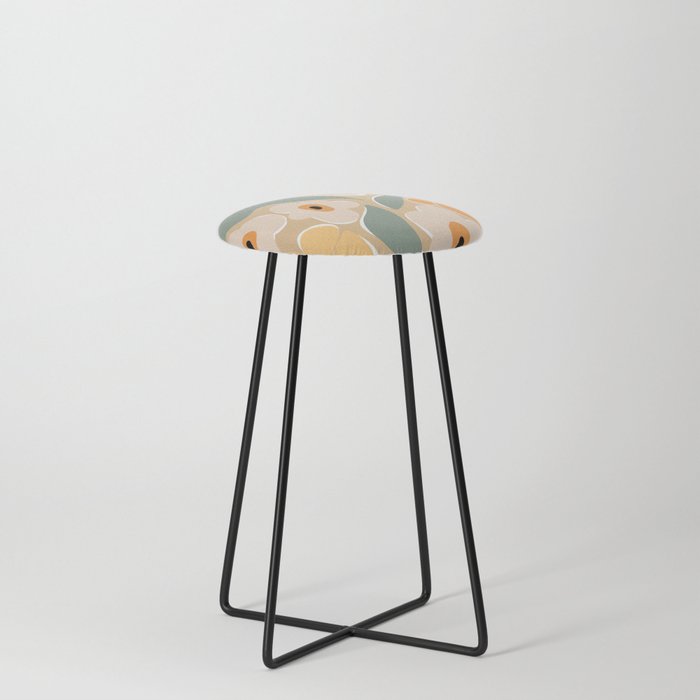 70s california flower market Stool