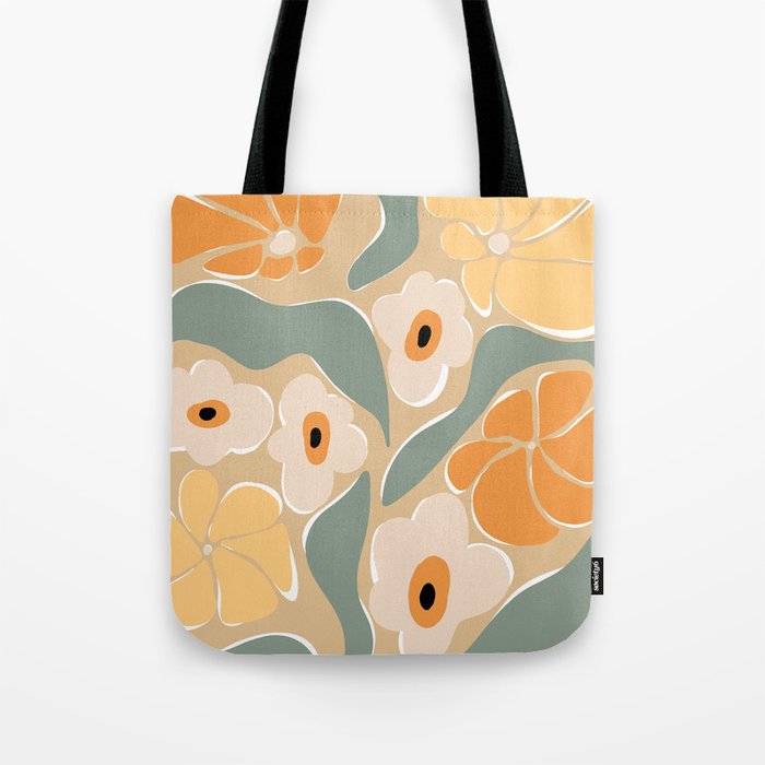 70s california flower market Tote Bag