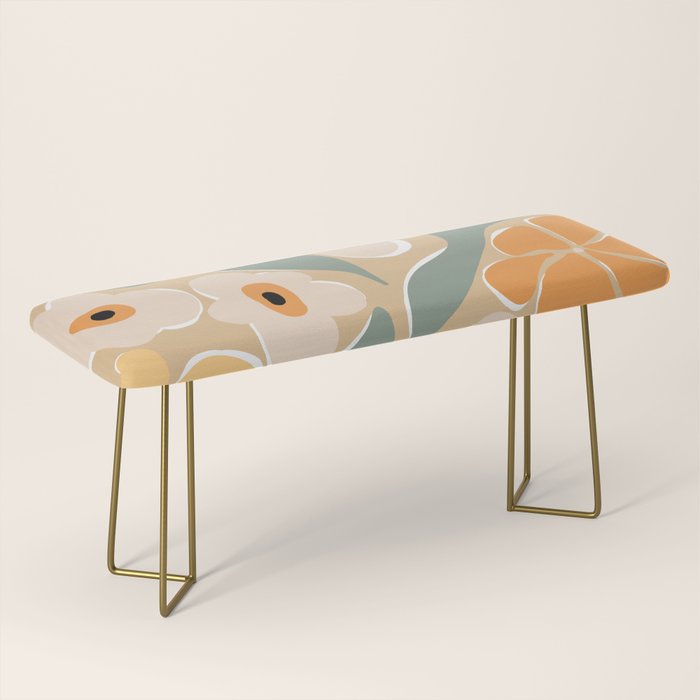 70s california flower market Bench