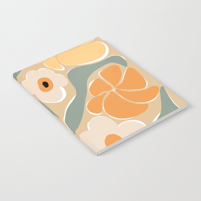 70s california flower market Notebook