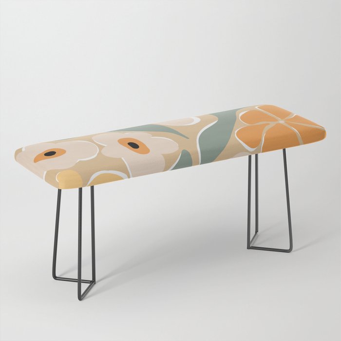 70s california flower market Bench