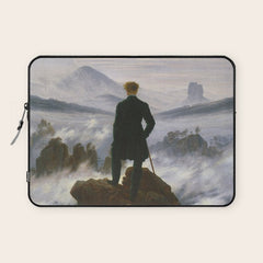 "Wanderer above the Sea of Fog" ("Der Wanderer ��ber dem Nebelmeer") by Caspar David Friedrich, circa 1817  Laptop Sleeve