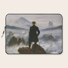 "Wanderer above the Sea of Fog" ("Der Wanderer ��ber dem Nebelmeer") by Caspar David Friedrich, circa 1817  Laptop Sleeve