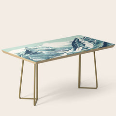 2021 Ski Stowe Vermont Vintage Poster  Coffee Table