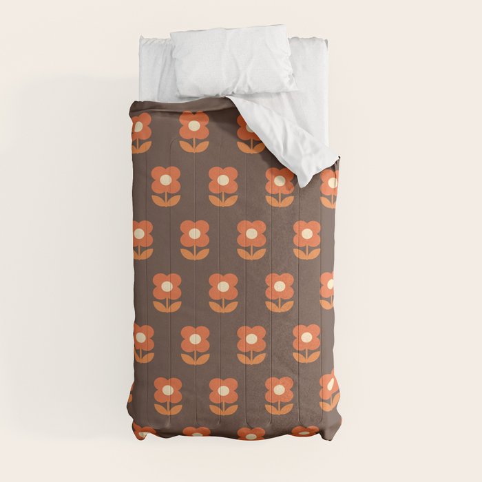 70s Flower Pattern #1 Comforter