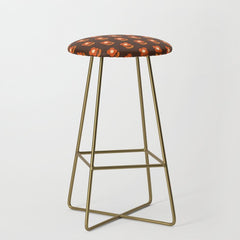 70s Flower Pattern #1 Stool