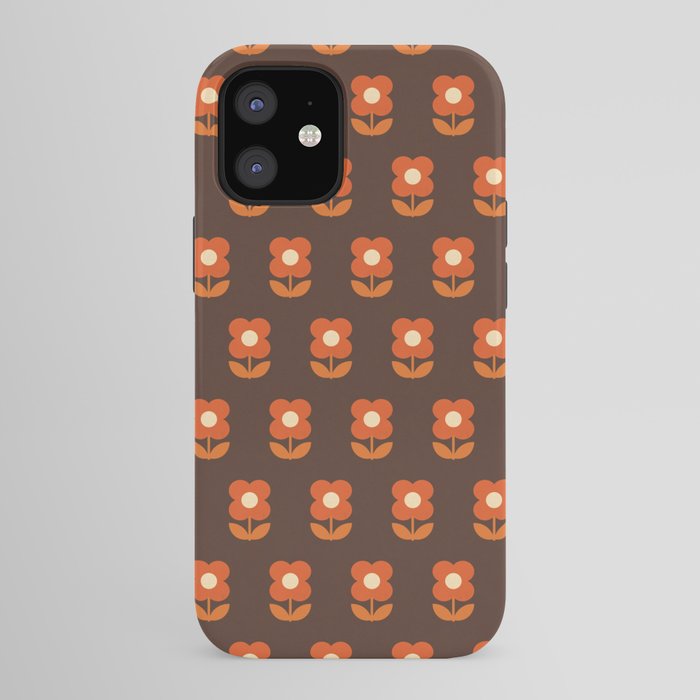 70s Flower Pattern #1 iPhone Case