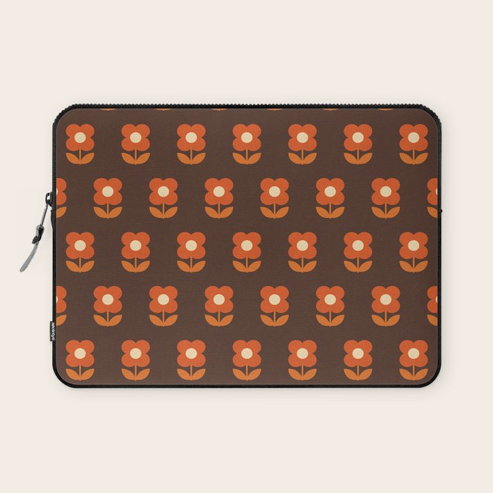 70s Flower Pattern #1 Laptop Sleeve