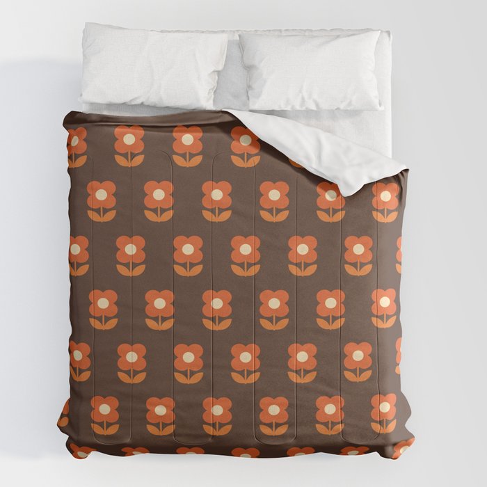 70s Flower Pattern #1 Comforter