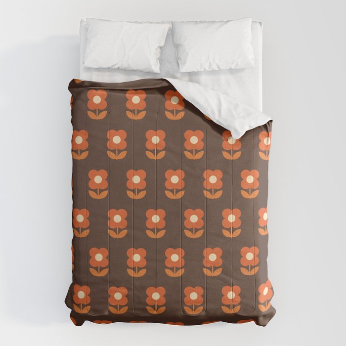 70s Flower Pattern #1 Comforter