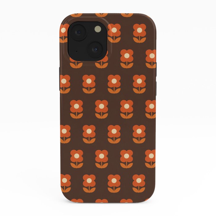 70s Flower Pattern #1 iPhone Case
