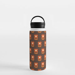 70s Flower Pattern #1 Water Bottle