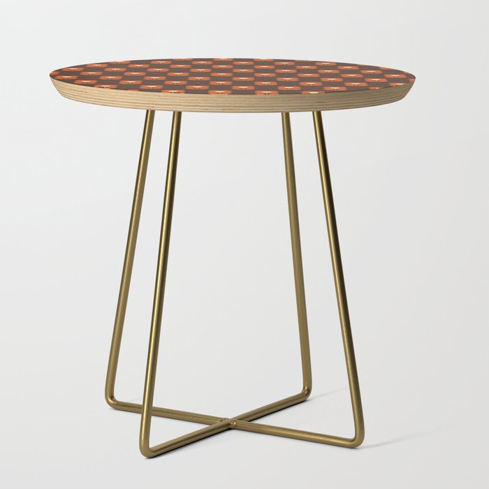 70s Flower Pattern #1 Side Table