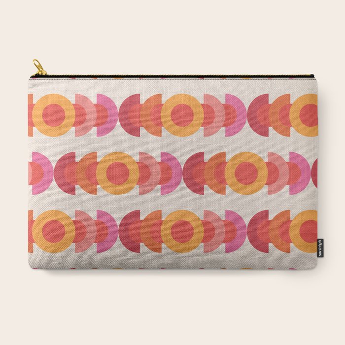 70's pattern no1 Carry All Pouch