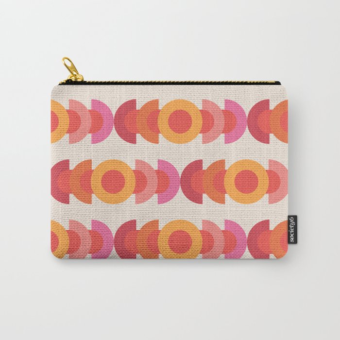 70's pattern no1 Carry All Pouch