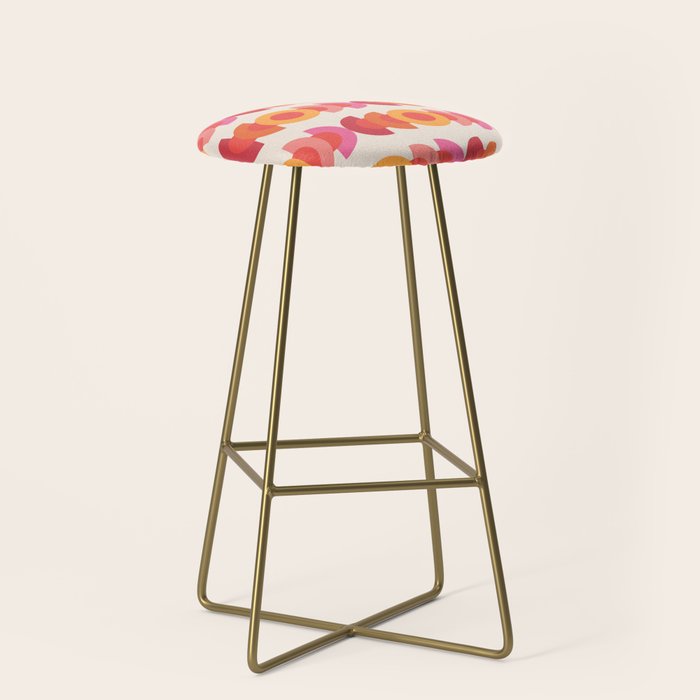 70's pattern no1 Stool