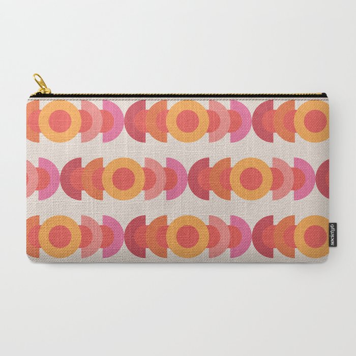 70's pattern no1 Carry All Pouch