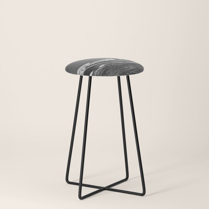 12-meter Sailing Yacht America's Cup Races nautical black and white photograph Stool