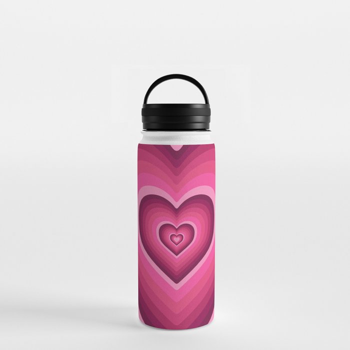 70's Heart Water Bottle