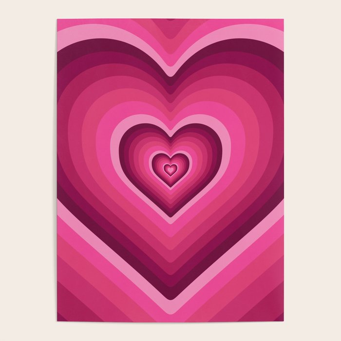 70's Heart Poster