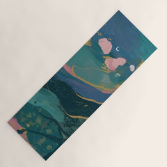 "You Are Worthy" Midnight Background Yoga Mat