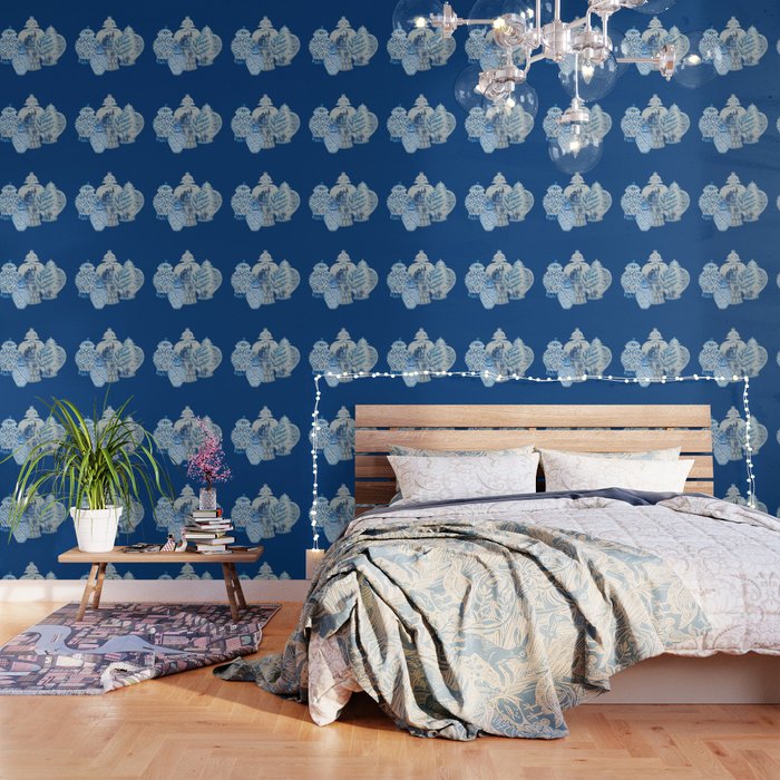 4 Four 4 Blue and White Ginger Jars  Wallpaper