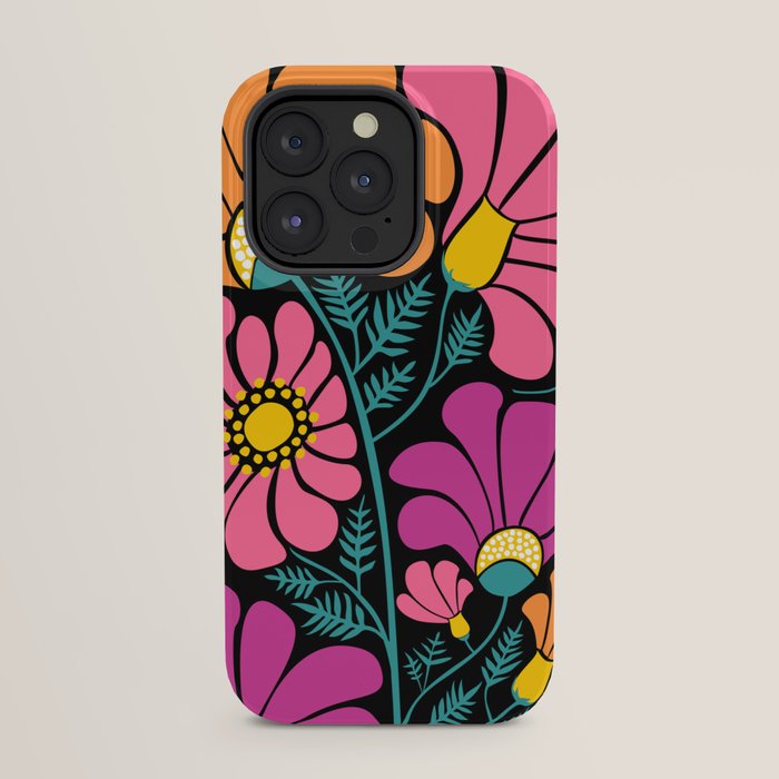 70s Disco Garden iPhone Case