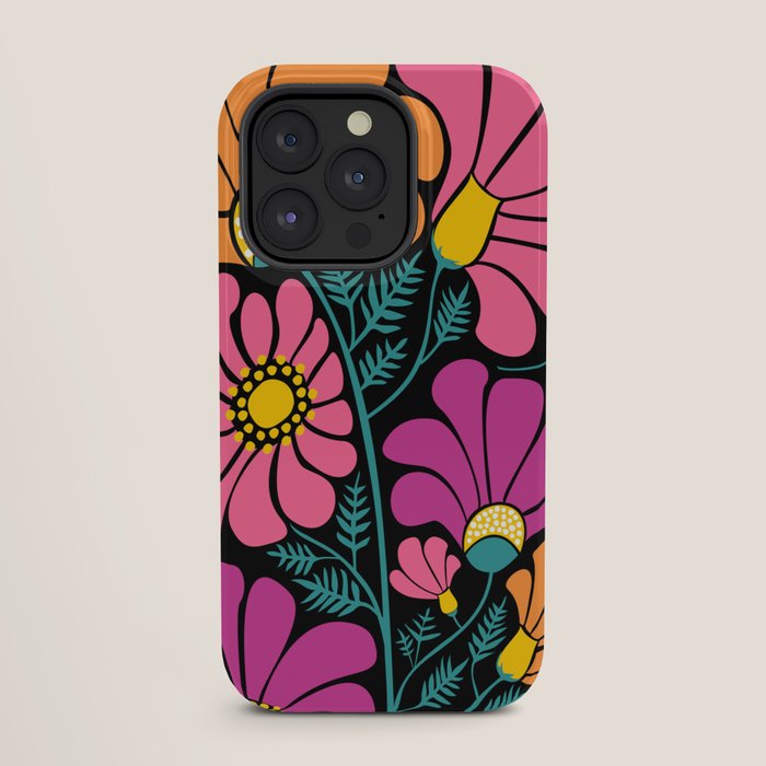 70s Disco Garden iPhone Case