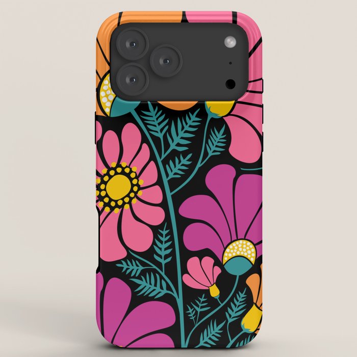 70s Disco Garden iPhone Case