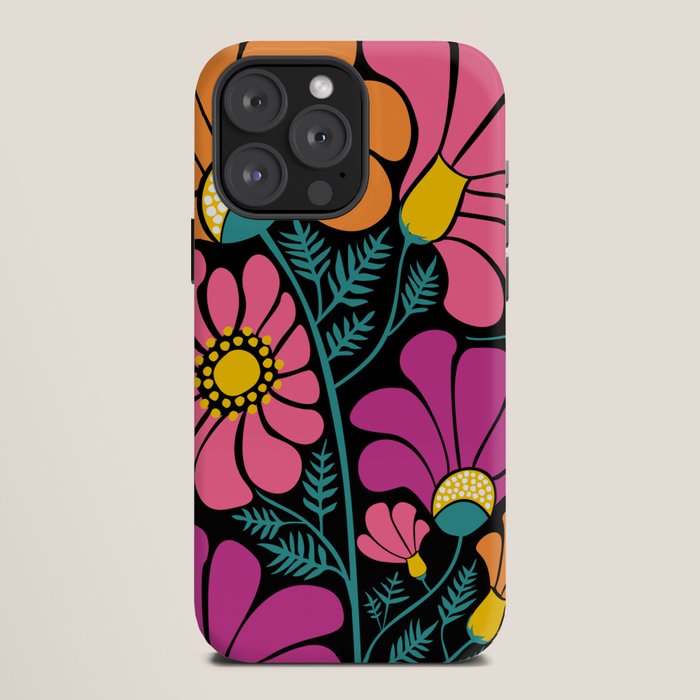70s Disco Garden iPhone Case